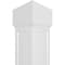 Ekena Millwork Craftsman Classic Square Non-Tapered Recessed Panel PVC Column, Mission Capital & Mission Base CC1008ENMMIMI - alternate 2